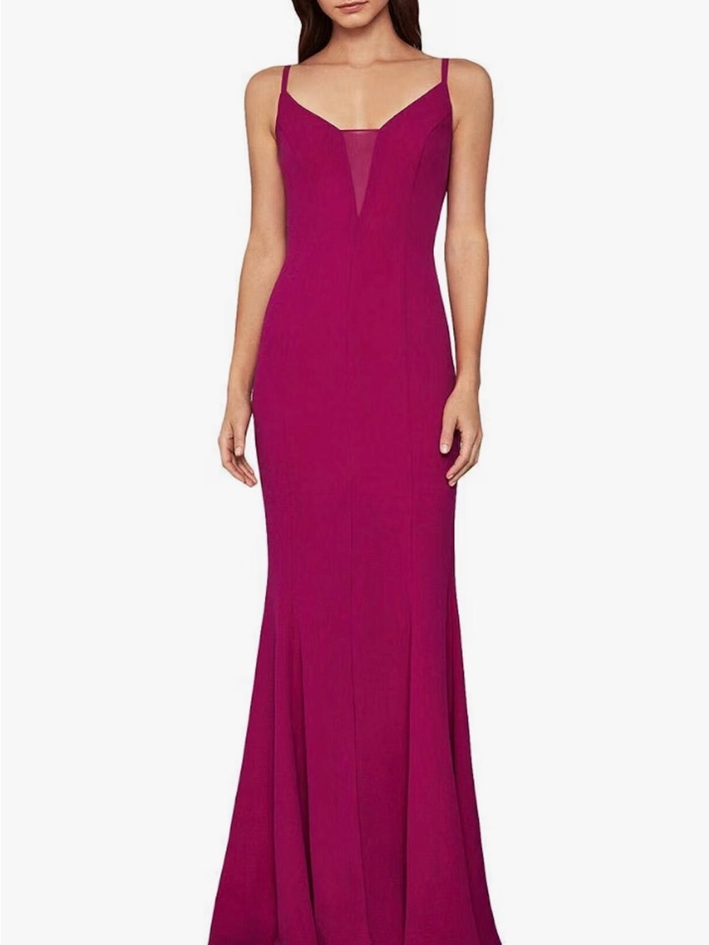 BCBGMaxAzria Magenta Mermaid Gown, Size 0